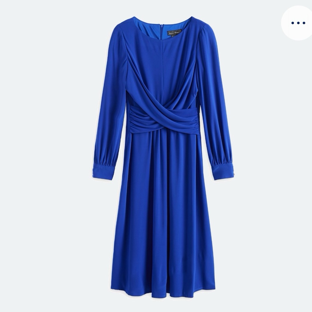 Jessica Howard Royal Blue Sapphira Long Sleeve Dress
